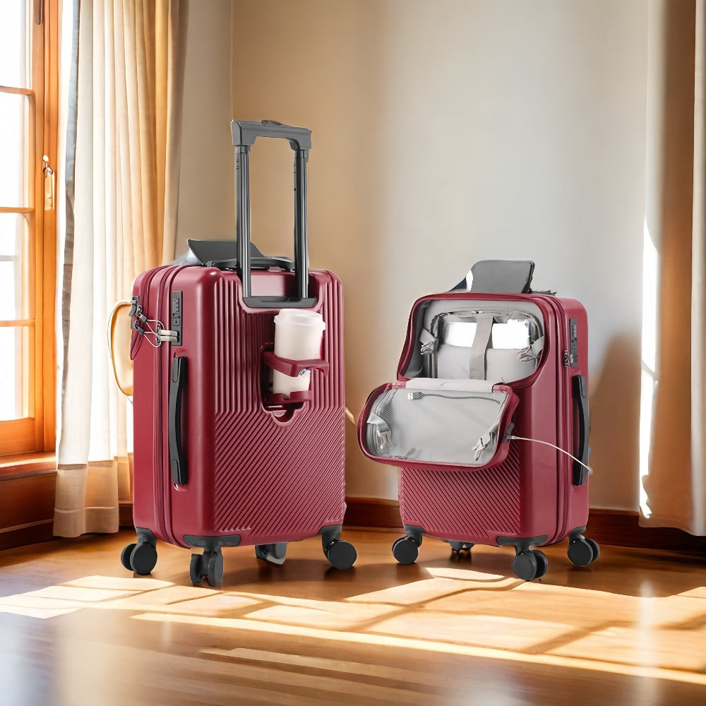 Carry On Luggage – 26 Inch, Combination Lock, for Travel – front view