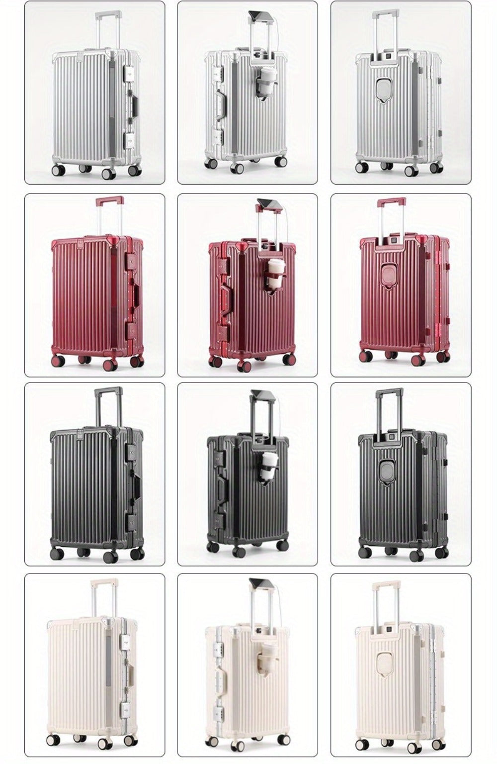 Carry On Luggage – 26 Inch, TSA Lock, Spinner Wheels, for Travel – detail view 24