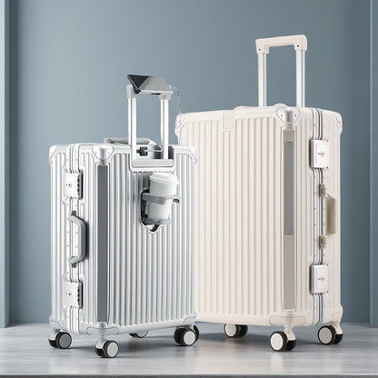 Carry On Luggage – 26 Inch, TSA Lock, Spinner Wheels, for Travel – front view
