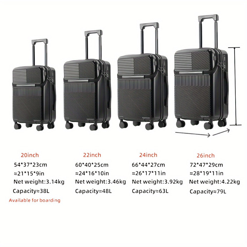 Carry On Luggage – 26 Inch, TSA Lock, Spinner Wheels, for Travel – detail view 22