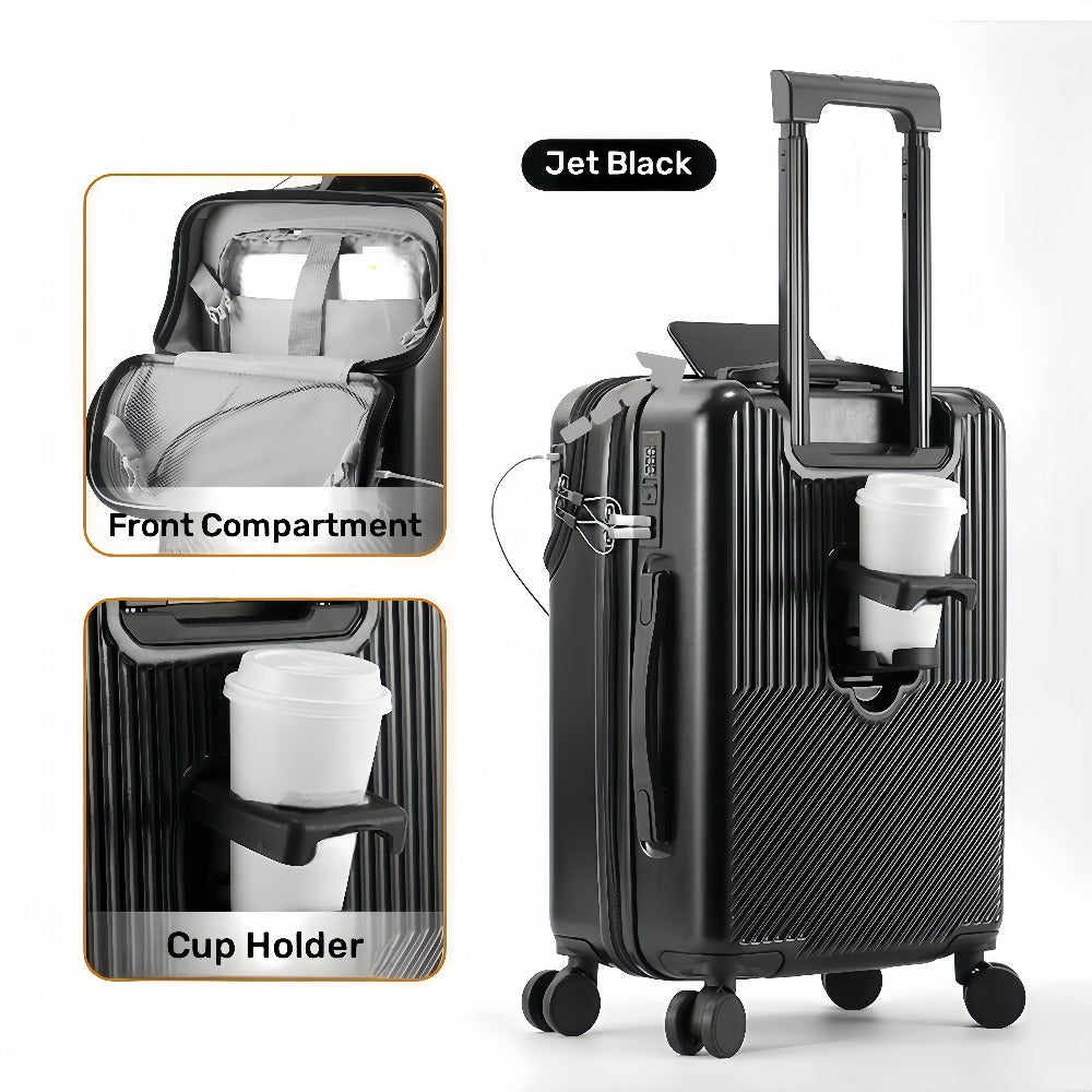 Carry On Luggage – 26 Inch, TSA Lock, Spinner Wheels, for Travel – detail view 4