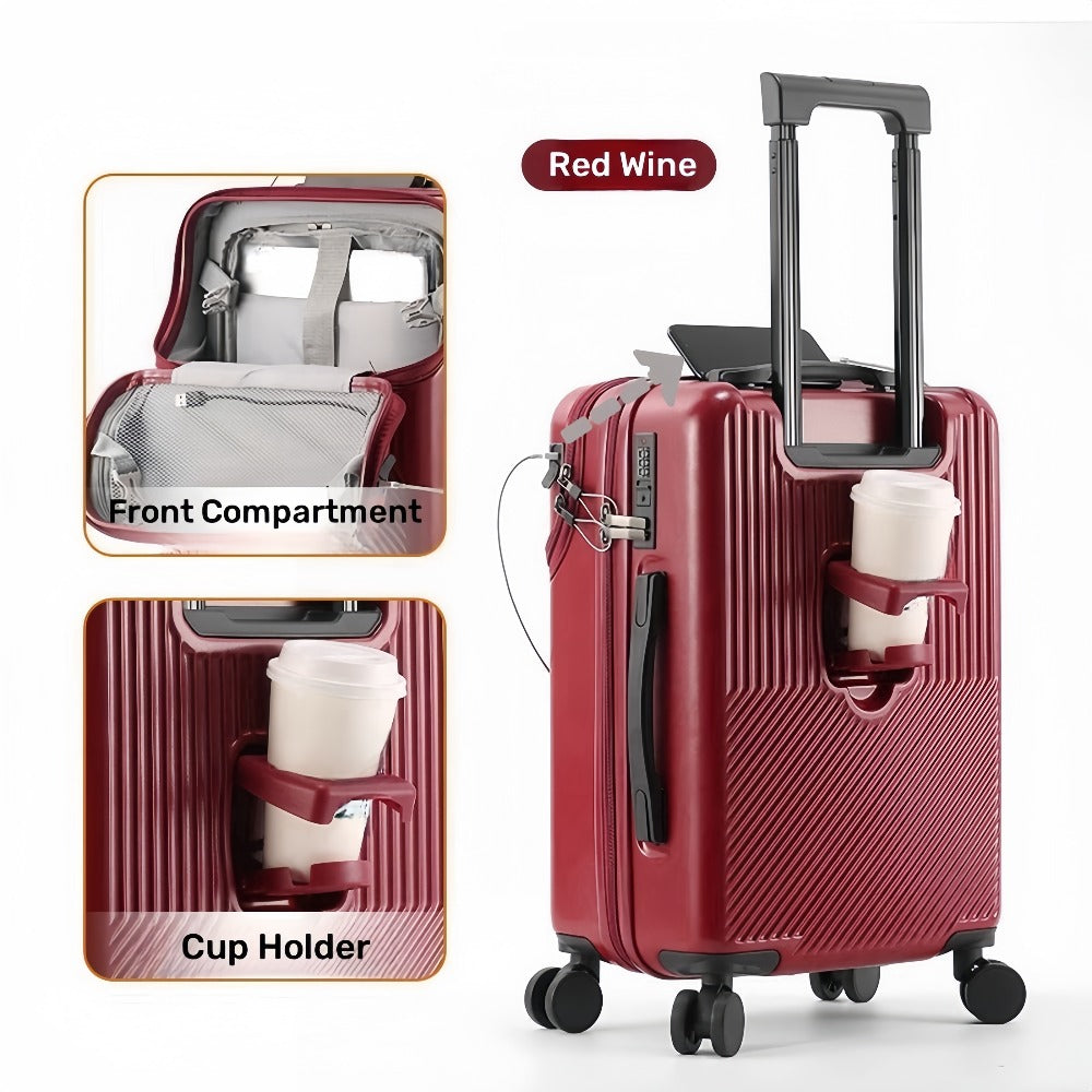 Carry On Luggage – 26 Inch, TSA Lock, Spinner Wheels, for Travel – detail view 6