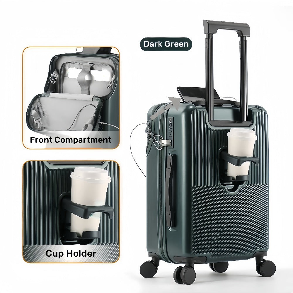 Carry On Luggage – 26 Inch, TSA Lock, Spinner Wheels, for Travel – detail view 8