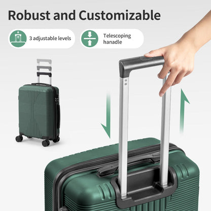 Carry On Luggage – 28 Inch, Hardshell, Lightweight, for Travel & School – detail view 13