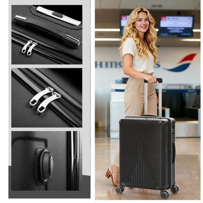 Carry On Luggage – 28 Inch, Lightweight, Combination Lock, for Travel & School – detail view 32