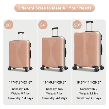Carry On Luggage – 28 Inch, Lightweight, Combination Lock, for Travel & School – detail view 20