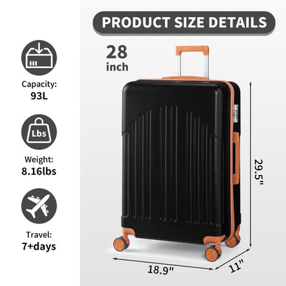 Carry On Luggage – 28 Inch, Spinner Wheels, TSA Lock, Lightweight – detail view 52