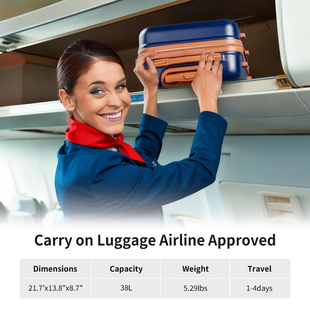 Carry On Luggage – 28 Inch, Spinner Wheels, TSA Lock, Lightweight – detail view 11