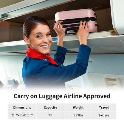 Carry On Luggage – 28 Inch, Spinner Wheels, TSA Lock, Lightweight – detail view 37