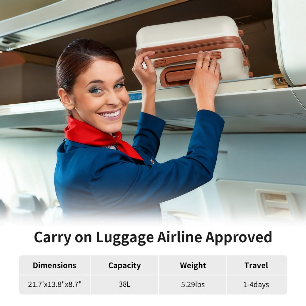 Carry On Luggage – 28 Inch, Spinner Wheels, TSA Lock, Lightweight – detail view 46