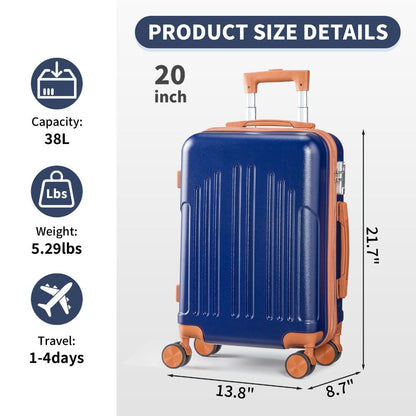Carry On Luggage – 28 Inch, Spinner Wheels, TSA Lock, Lightweight – detail view 5