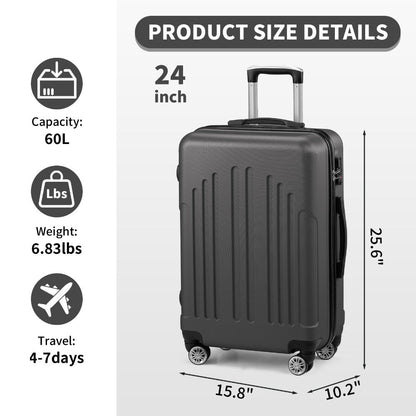 Carry On Luggage – 28 Inch, Spinner Wheels, TSA Lock, Lightweight – detail view 51