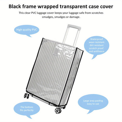 Carry On Luggage – 3 Pack, 28 Inch, PVC, Clear – detail view 6