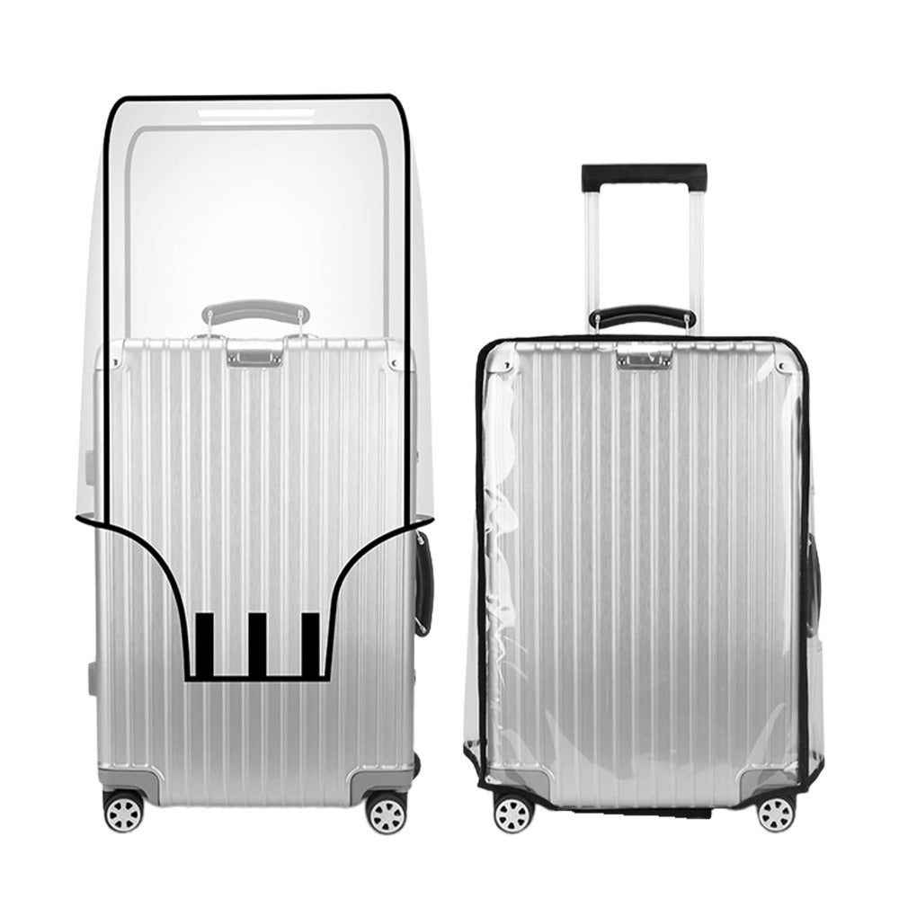 Carry On Luggage – 3 Pack, 28 Inch, PVC, Clear – detail view 7