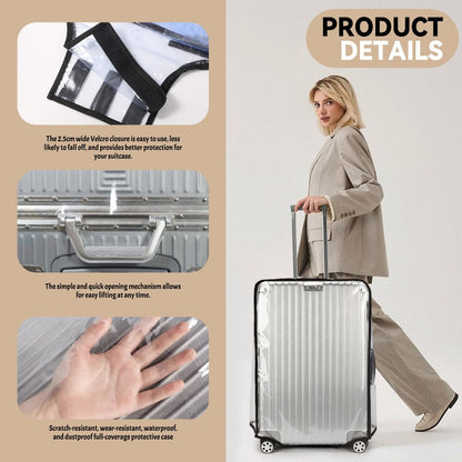 Carry On Luggage – 3 Pack, 28 Inch, PVC, Clear – detail view 9