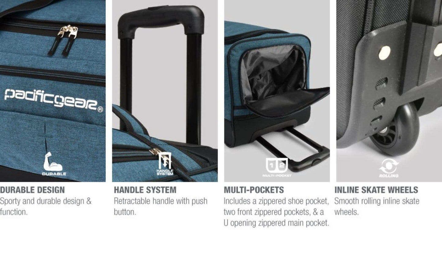 Carry On Luggage – 30 Inch, Polyester, Large Capacity, for Travel – detail view 45