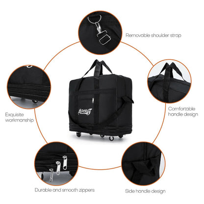 Carry On Luggage – 32 Inch, 77L, Expandable, Foldable – detail view 9