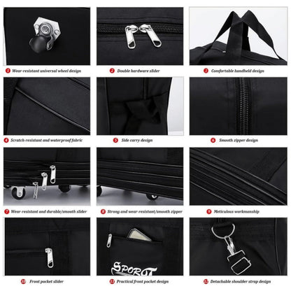 Carry On Luggage – 32 Inch, 77L, Expandable, Foldable – detail view 3