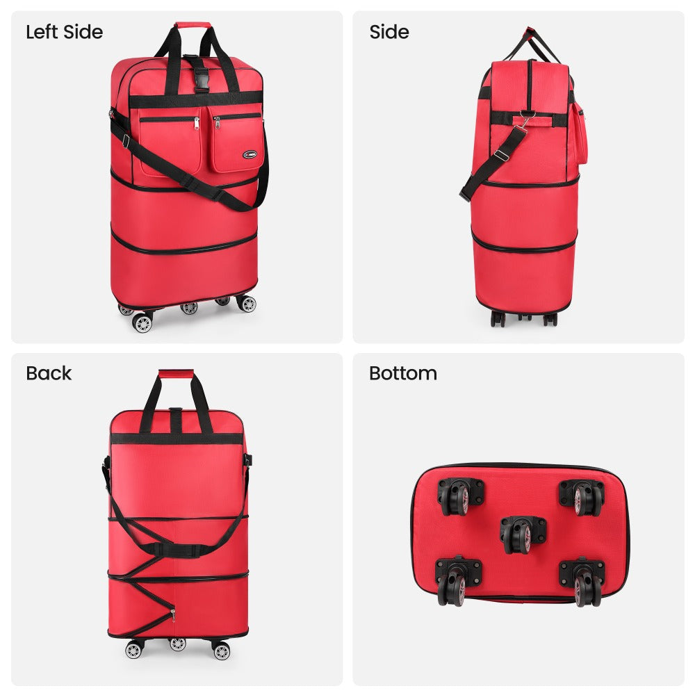 Carry On Luggage – 36 Inch, Spinner Wheels, Expandable, Foldable – detail view 19