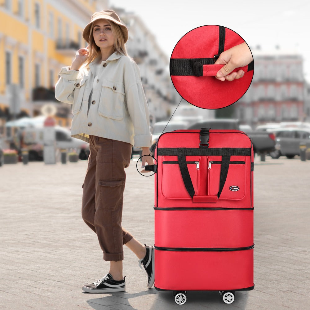 Carry On Luggage – 36 Inch, Spinner Wheels, Expandable, Foldable – detail view 20