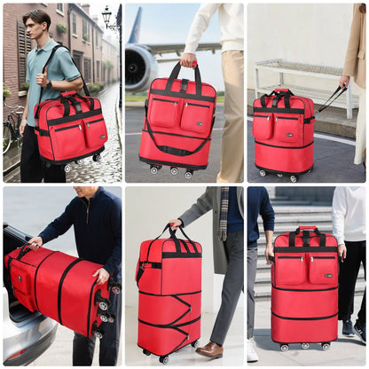 Carry On Luggage – 36 Inch, Spinner Wheels, Expandable, Foldable – detail view 23