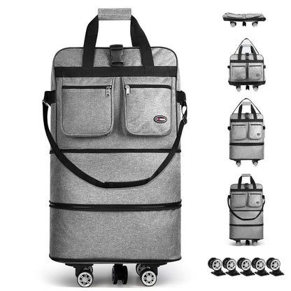 Carry On Luggage – 36 Inch, Spinner Wheels, Expandable, Foldable – detail view 24