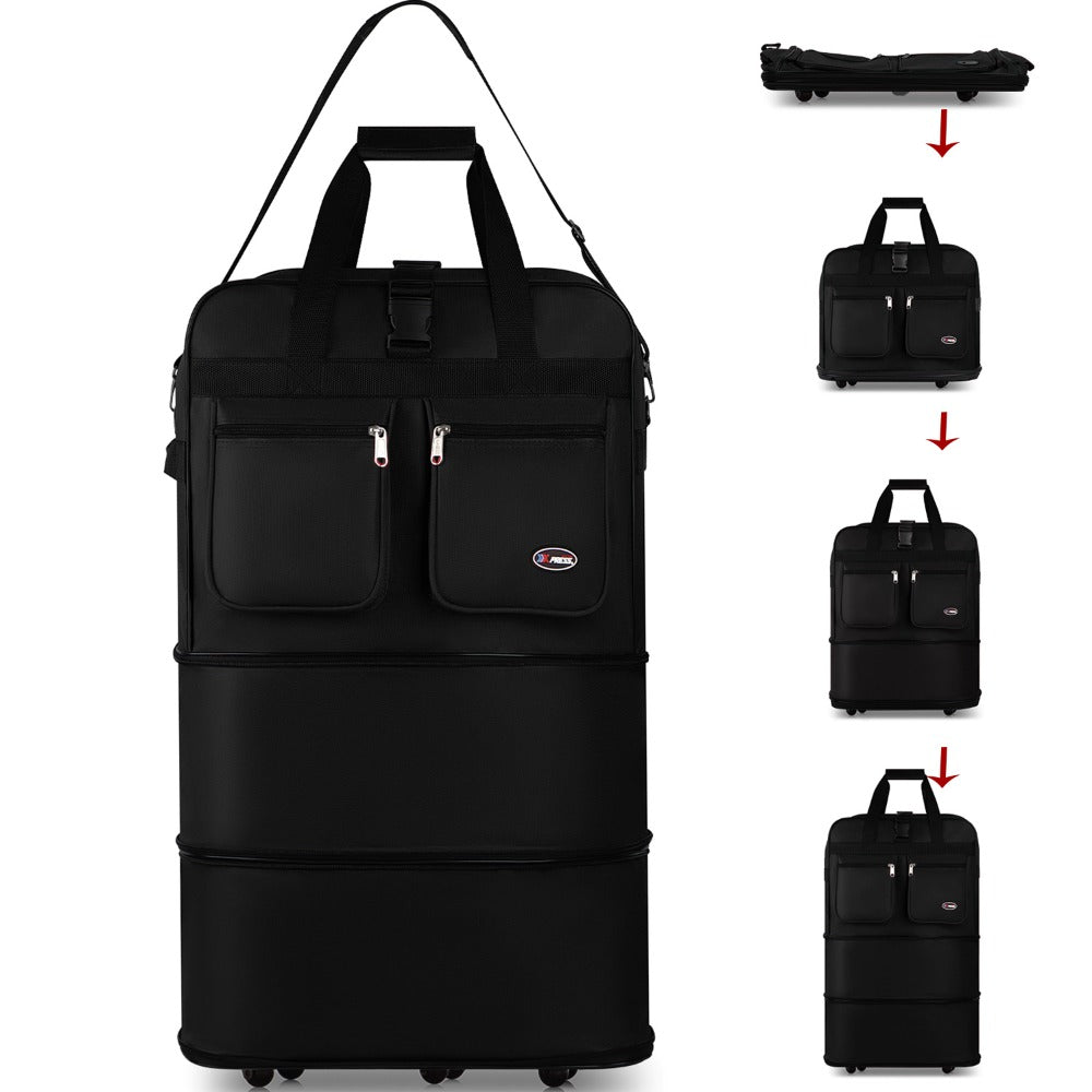 Carry On Luggage – 40 Inch, Expandable, Foldable, Spinner Wheels – detail view 15