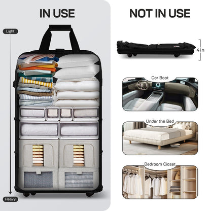 Carry On Luggage – 40 Inch, Expandable, Foldable, Spinner Wheels – detail view 24