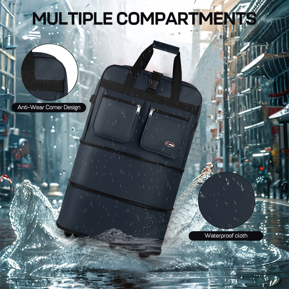 Carry On Luggage – 40 Inch, Expandable, Foldable, Spinner Wheels – detail view 34