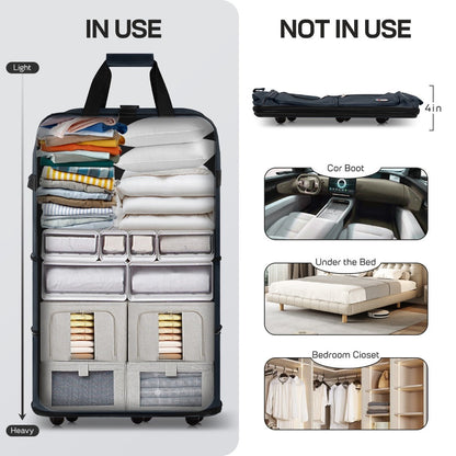 Carry On Luggage – 40 Inch, Expandable, Foldable, Spinner Wheels – detail view 46