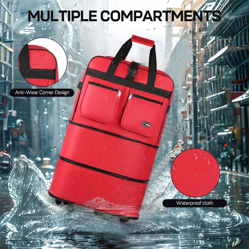 Carry On Luggage – 40 Inch, Expandable, Foldable, Spinner Wheels – detail view 55