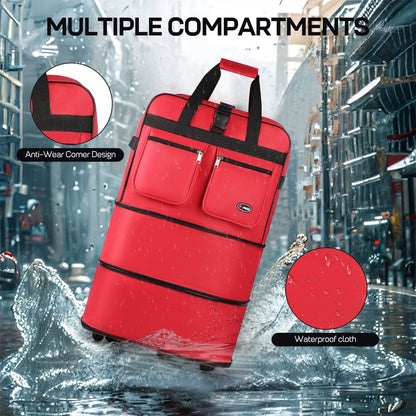 Carry On Luggage – 40 Inch, Expandable, Foldable, Spinner Wheels – detail view 55