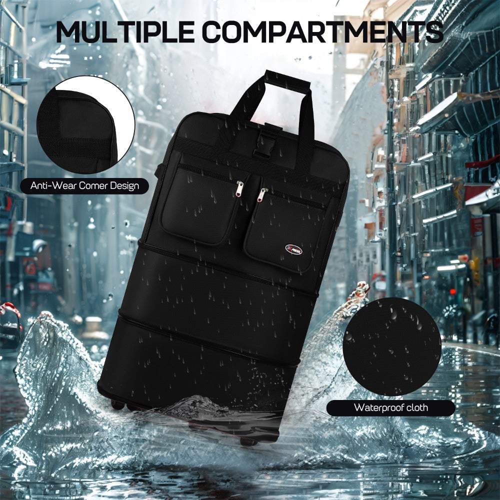 Carry On Luggage – 40 Inch, Expandable, Foldable, Spinner Wheels – detail view 60