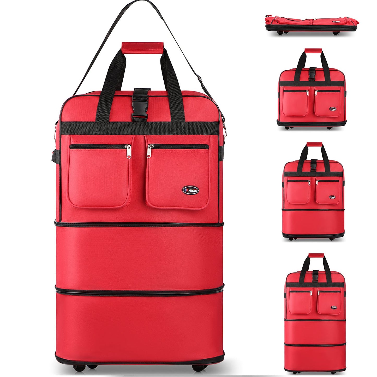 Carry On Luggage – 40 Inch, Expandable, Foldable, Spinner Wheels – detail view 73