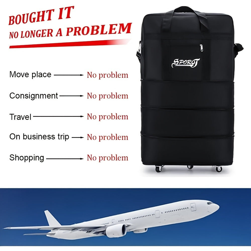Carry On Luggage – 42 Inch, Expandable, Waterproof, Foldable – detail view 9