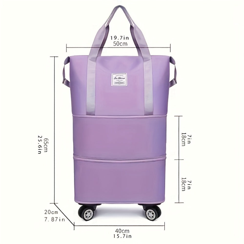 Carry On Luggage – 50L, Foldable, Expandable, Large Capacity – detail view 3