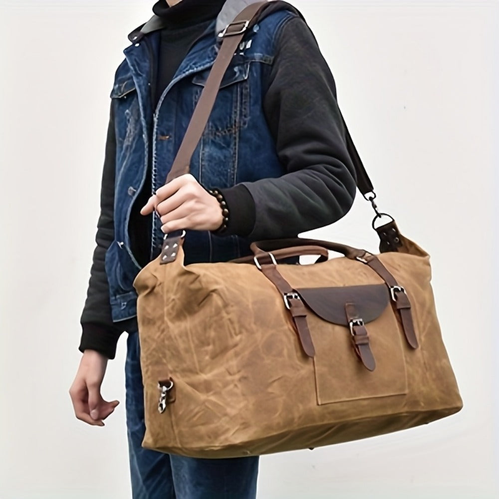 Carry On Luggage – Canvas, Waterproof, Oversized, for Travel – detail view 13