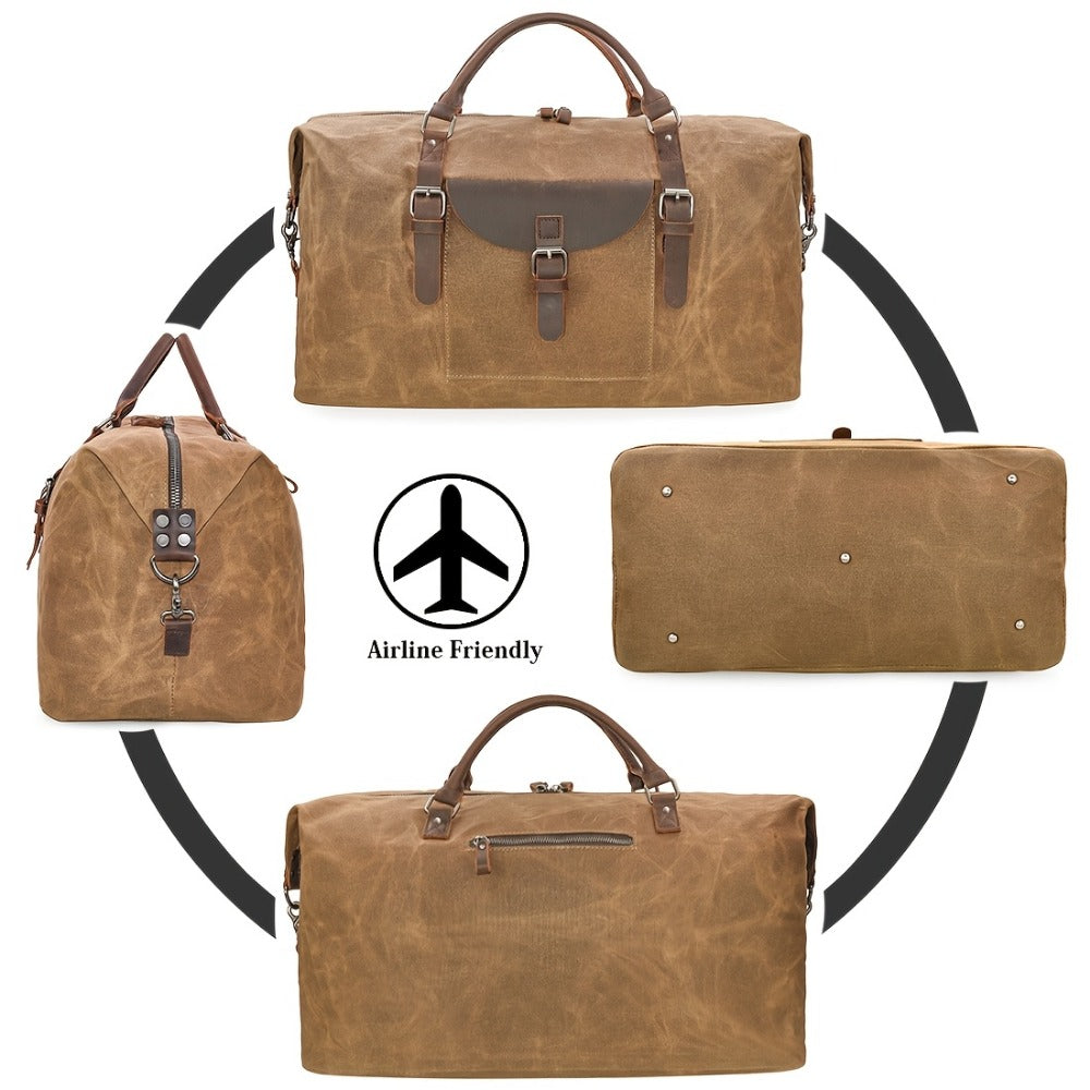 Carry On Luggage – Canvas, Waterproof, Oversized, for Travel – detail view 6