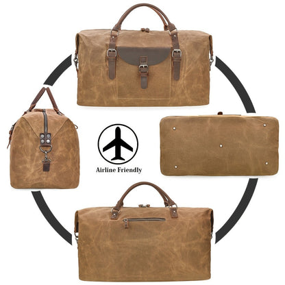 Carry On Luggage – Canvas, Waterproof, Oversized, for Travel – detail view 6