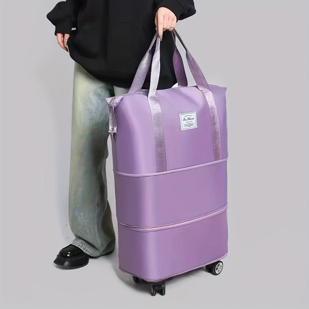 Carry On Luggage – Expandable, Rolling Duffel Detachable Wheels Expandable – alternate view