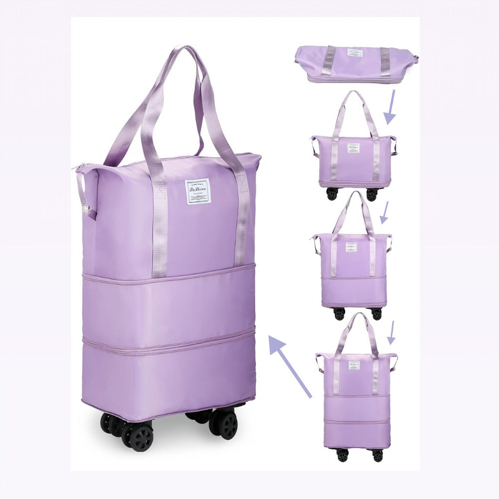 Carry On Luggage – Expandable, Rolling Duffel Detachable Wheels Expandable – detail view 6