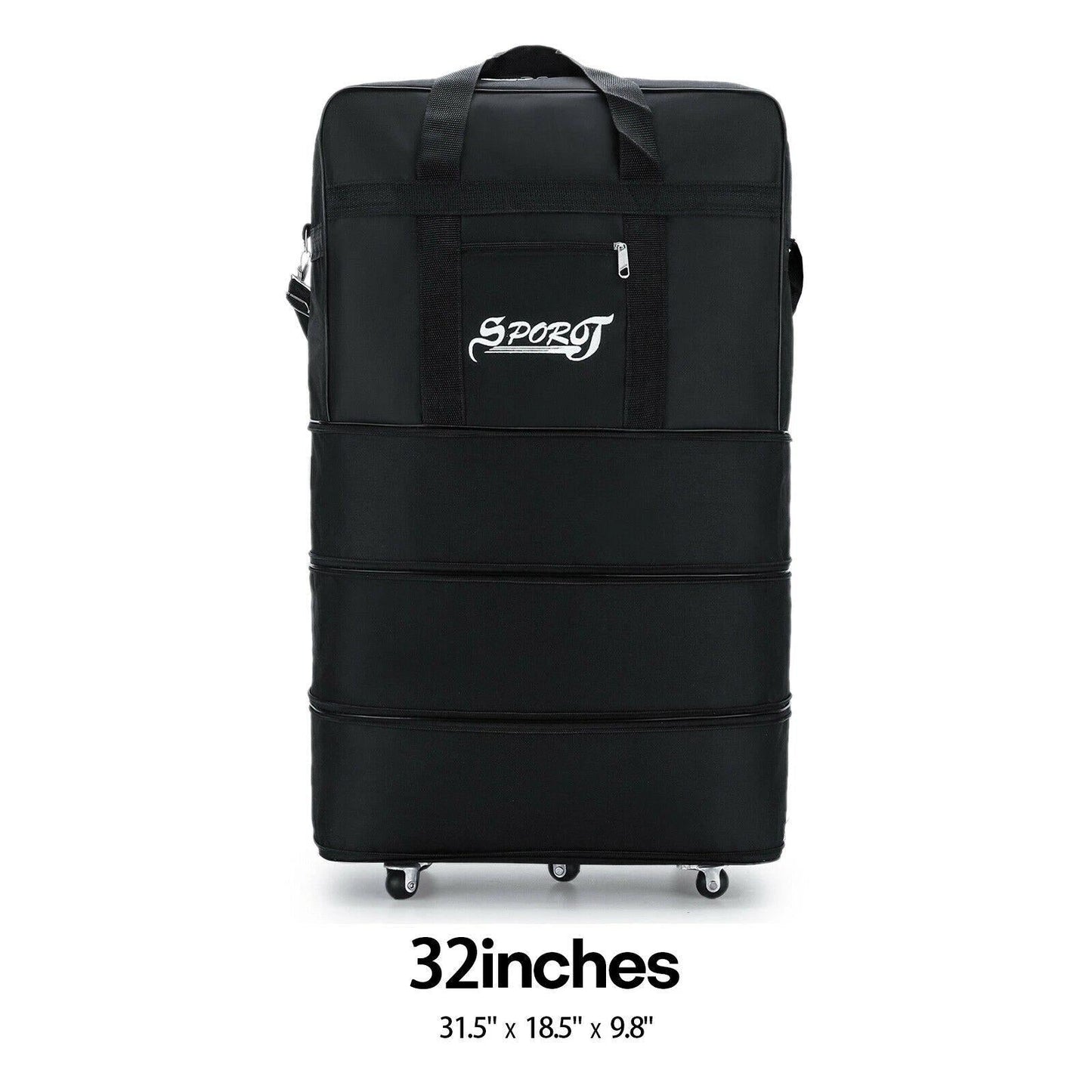 Carry On Luggage – Expandable, Foldable, for Travel – front view - product view 18