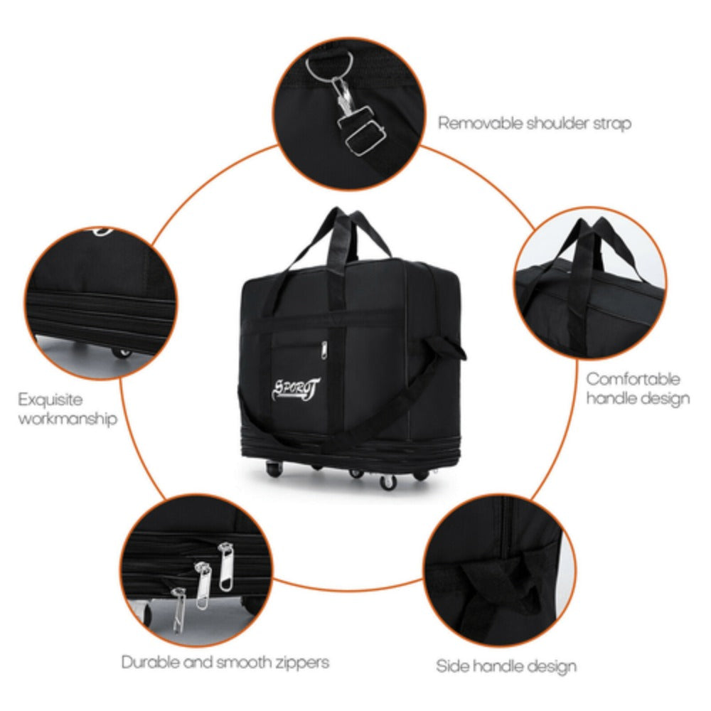 Carry On Luggage – Expandable, Foldable, for Travel – detail view 16