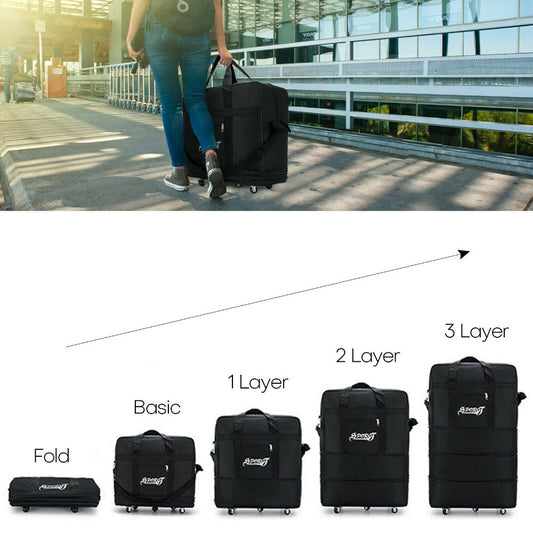 Carry On Luggage – Expandable, Foldable, for Travel – detail view 2