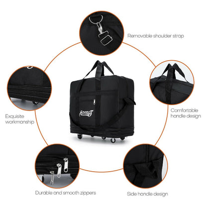 Carry On Luggage – Expandable, Foldable, for Travel – detail view 6