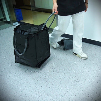 Carry On Luggage – Foldable, Foldable Rolling Shopping Cart Wheels – detail view 12