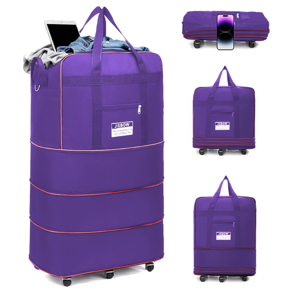 Carry On Luggage – Foldable, Large Capacity, Expandable, for Travel – detail view 2