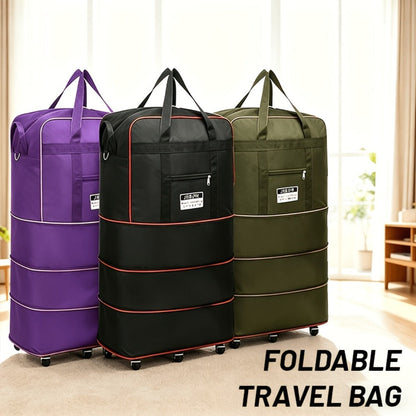 Carry On Luggage – Foldable, Large Capacity, Expandable, for Travel – front view
