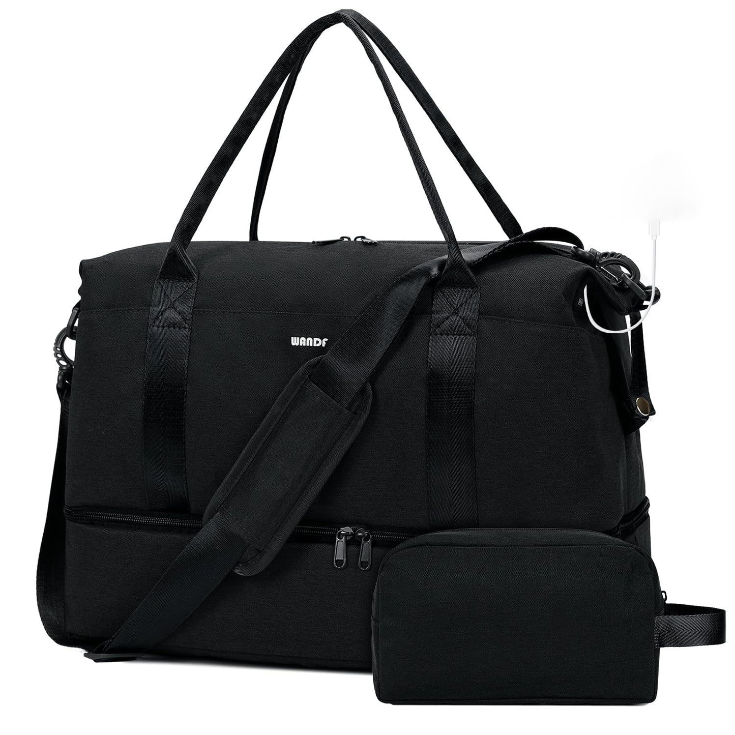 Carry On Luggage – 6 Colors, Foldable, USB Charging, for Travel – front view - product view 19