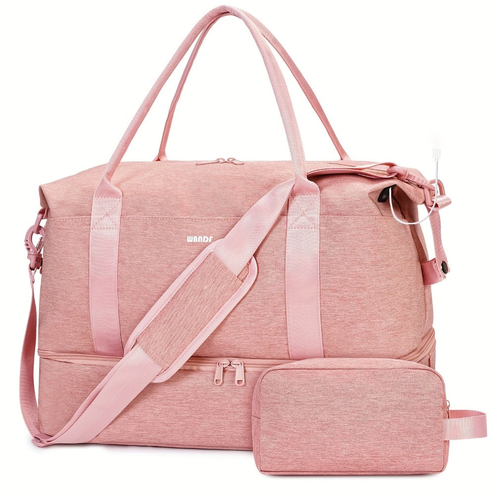 Carry On Luggage – 6 Colors, Foldable, USB Charging, for Travel – detail view 12